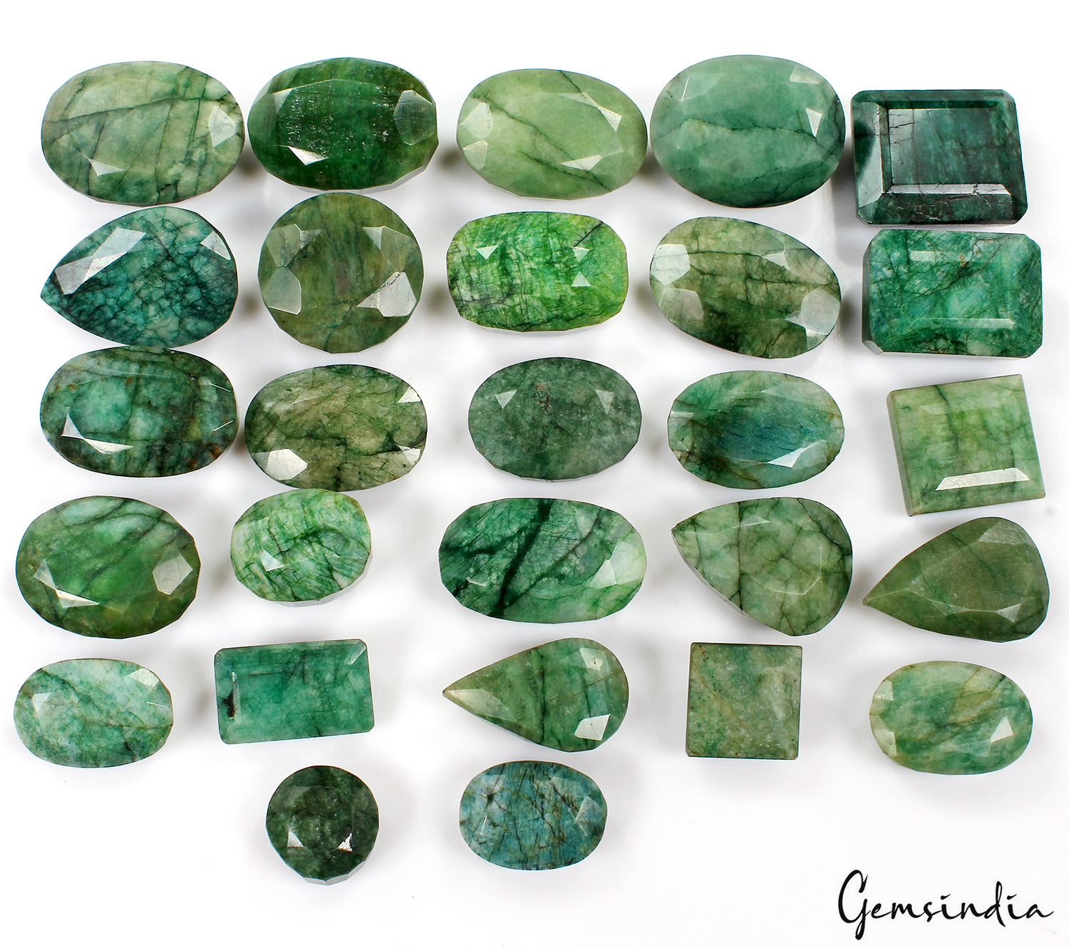 Natural Huge Green Emerald Brazilian 7600 Ct Mix Cut Loose Gemstones Lot 29-59mm