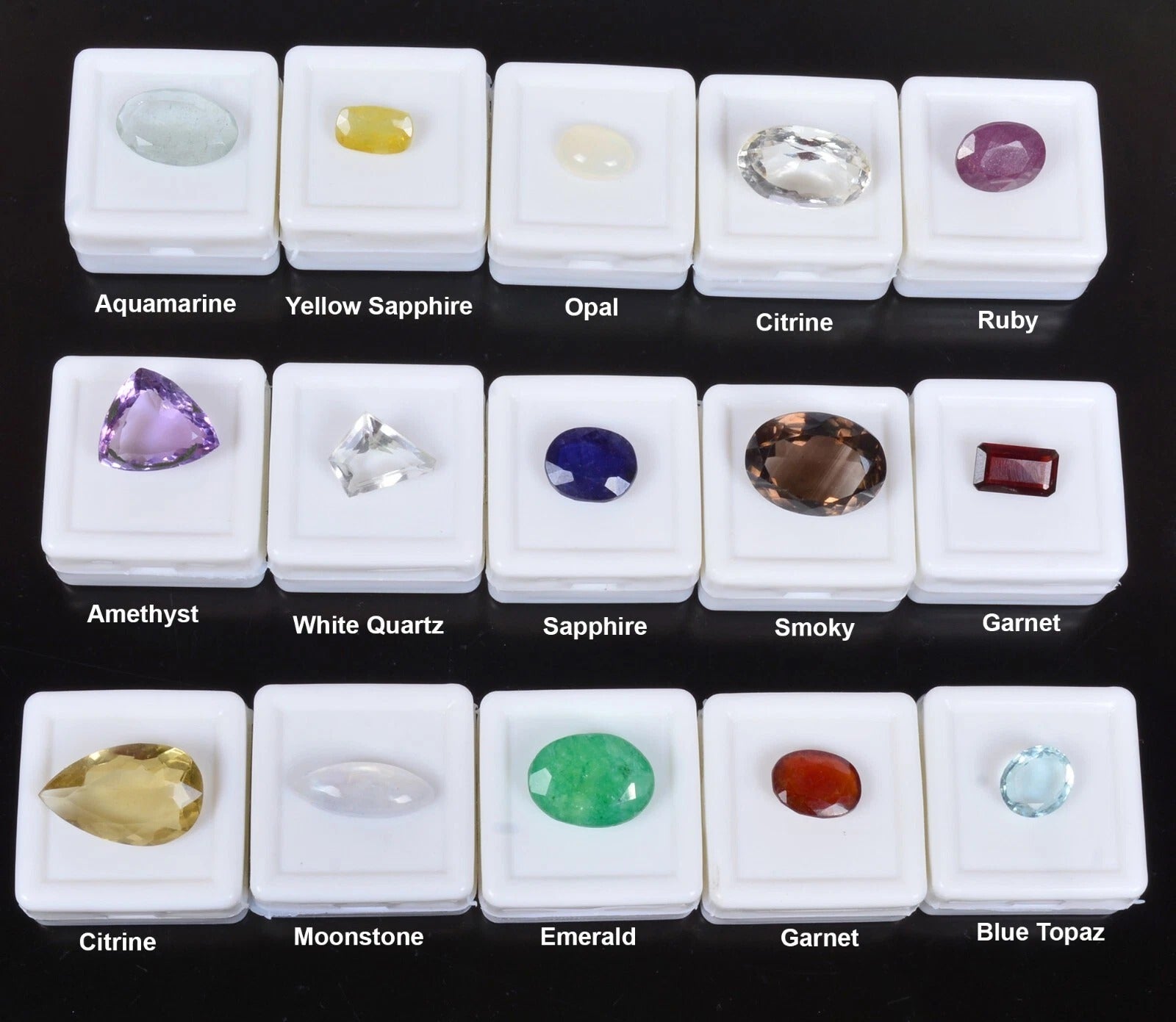 118.10 Cts/15 Pcs Natural Multi Color Mixed Cut Precious Gems Lot For Jewelry