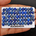 Natural Lapis Lazuli Rare Oval Cabochon 8-10mm Wholesale Loose Gems Lot~58 Pcs