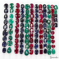 200 Ct/114Pc Natural Ruby Emerald Sapphire Loose Mix Cut Gemstones Certified Lot