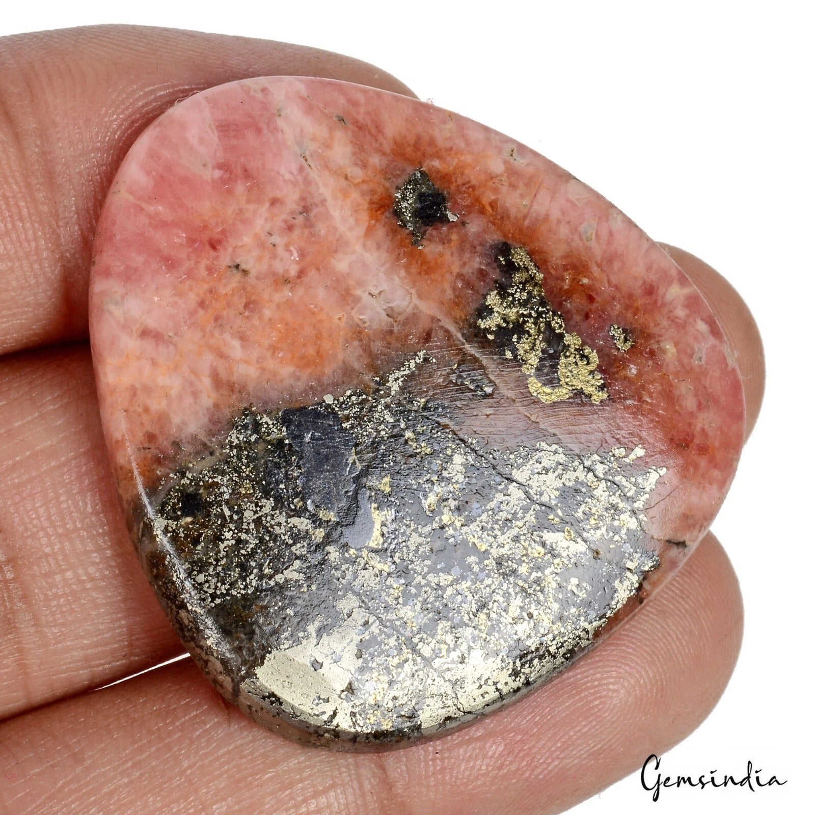83.20 Ct Natural Untreated Rhodochrosite Fancy Cab Loose Gemstone For Jewelry