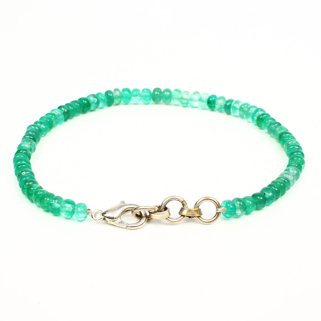 Emerald Bracelet, Color Enhanced — 4mm to 5mm, 35.50 Ct