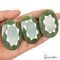 1430 Ct Natural Green Brazilian Emerald Oval Faceted Earth Mined Loose Gemstone