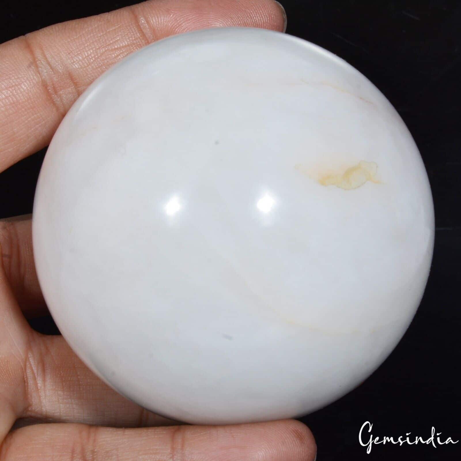 2870 Cts Natural Untreated White Calcite Healing Crystal Mineral Sphere Huge Gem