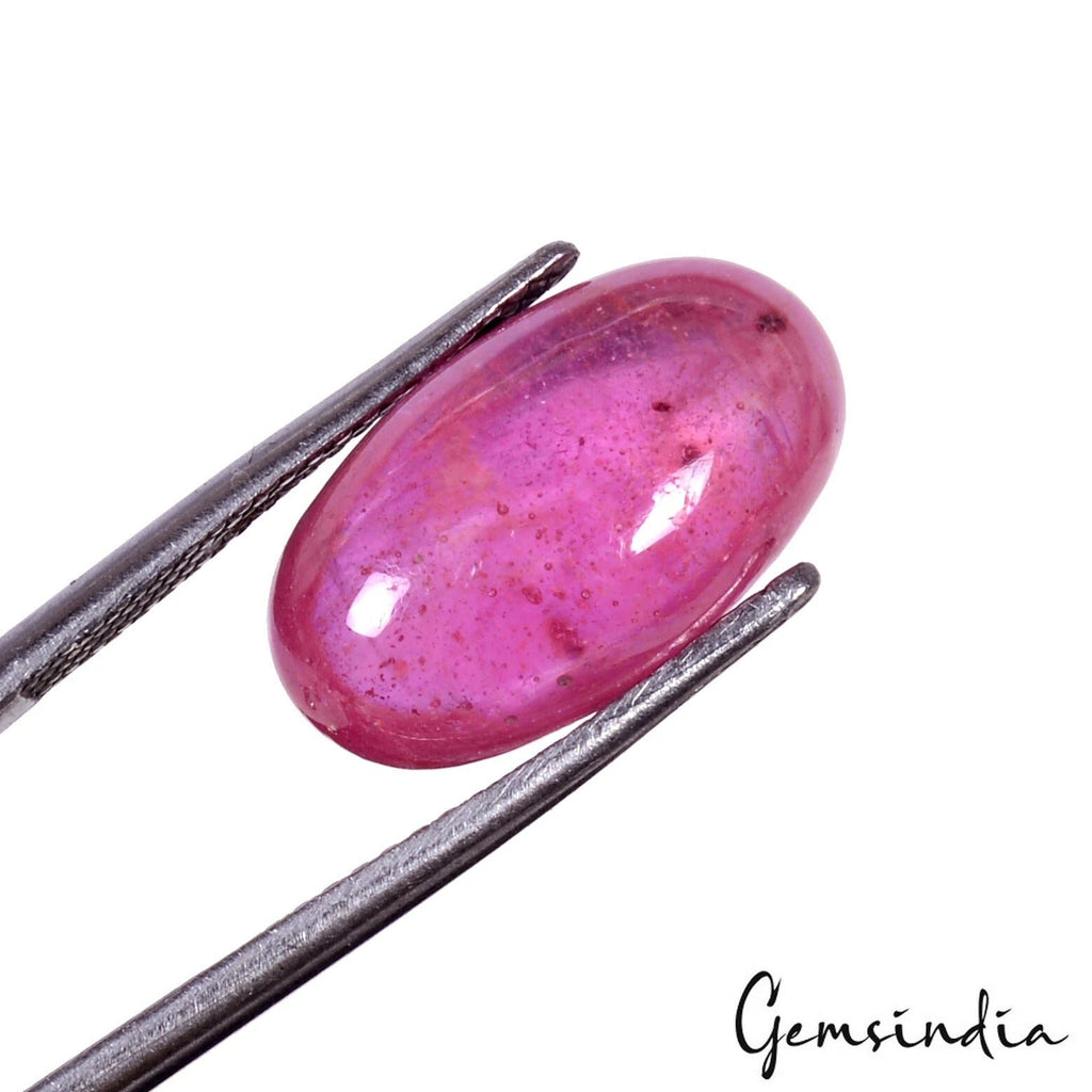 9.80 Ct Natural IGL&I CERTIFIED Mozambique Ruby Oval Cabochon Loose Gemstone