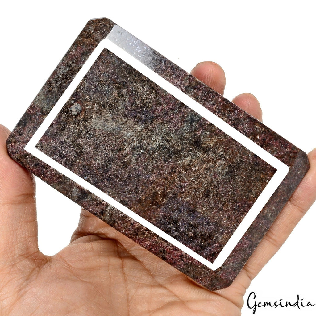 Sapphire Loose Gemstone, Octagon Cut, Color Enhanced — 2.75X1.2 Inches, 2900 Ct (0.58 Kg), Madagascar