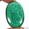 137 Ct Natural Untreated Green Malachite Oval Loose Artistic Bee Gem For Pendant