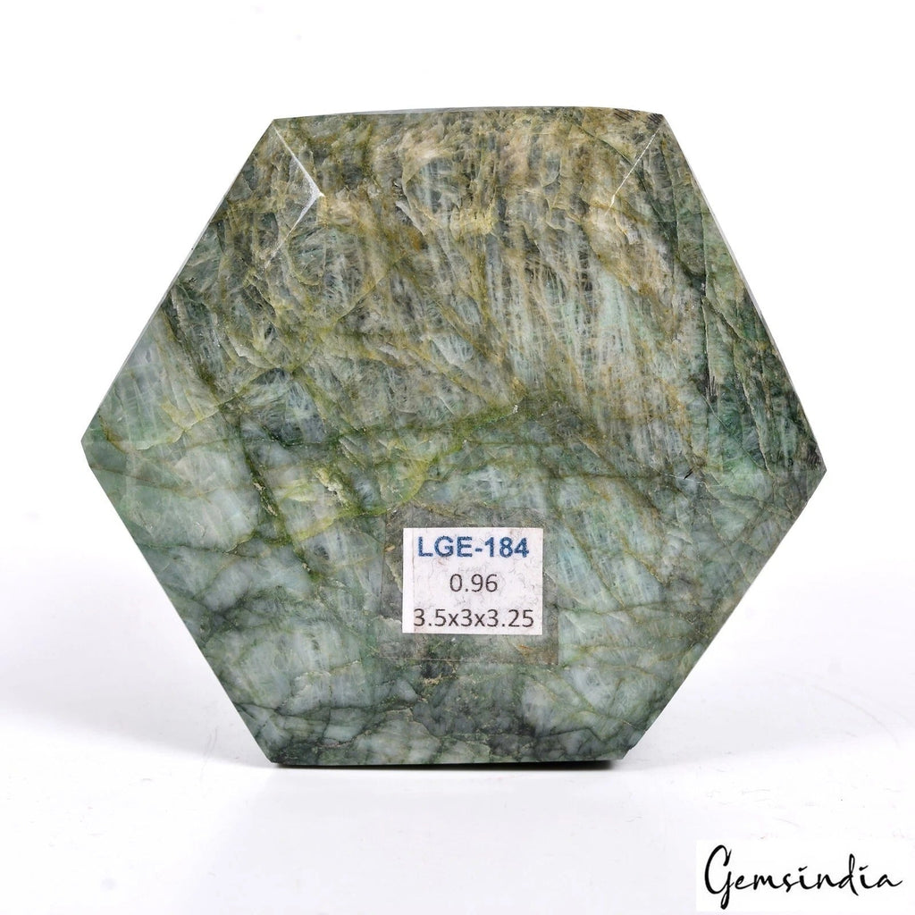 960 Gram Natural Green Emerald Hexagon Cut Earth mined Huge Brazilian Gemstone