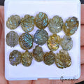 Labradorite Lot, Loose Gemstone — 15 Pieces, 11mm to 16mm, 68.00 Ct