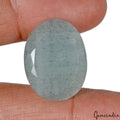 23.35 Cts Natural Blue Aquamarine Oval Loose Faceted Untreated Jewelry Gemstone
