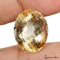 37.00 Ct VVS Natural Citrine AAA Golden Yellow Huge Oval Cut Gemstone 22x17x15mm