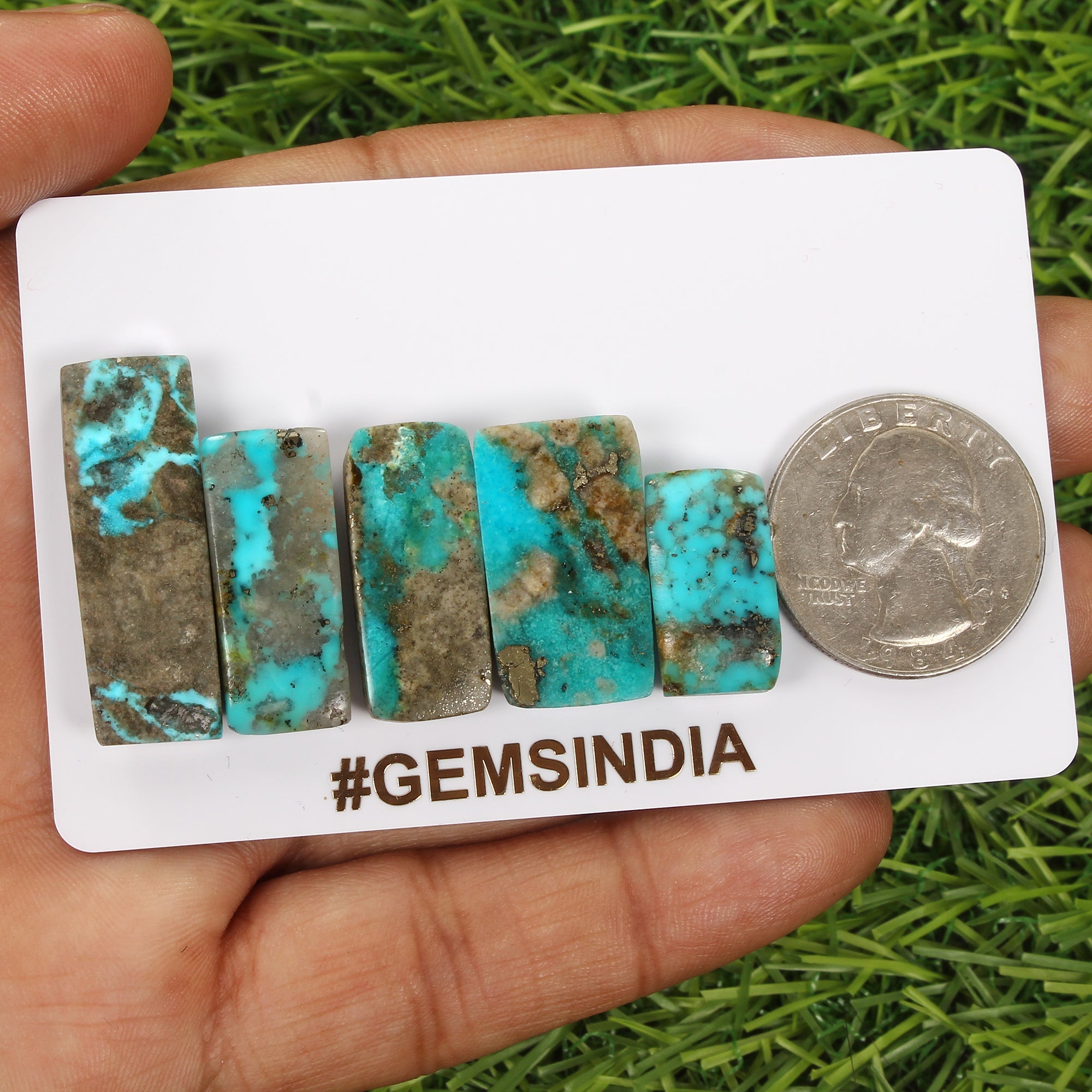 5 Persian Turquoise Neyshabur Cabochon Lot Not Stabilized, %100 Natural 18-31mm