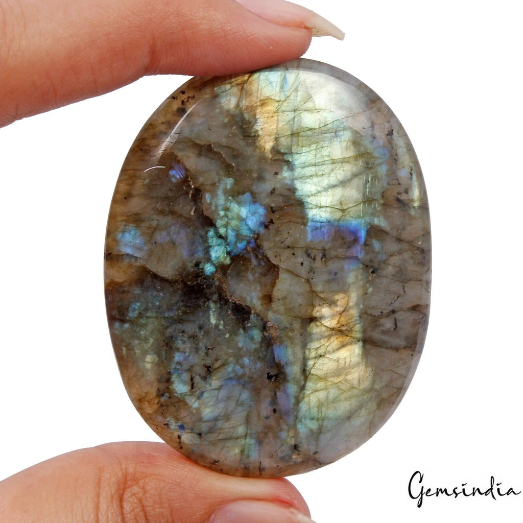 178.50 Ct Natural Untreated Multi Shine Labradorite Oval Cab Gems For Jewelry