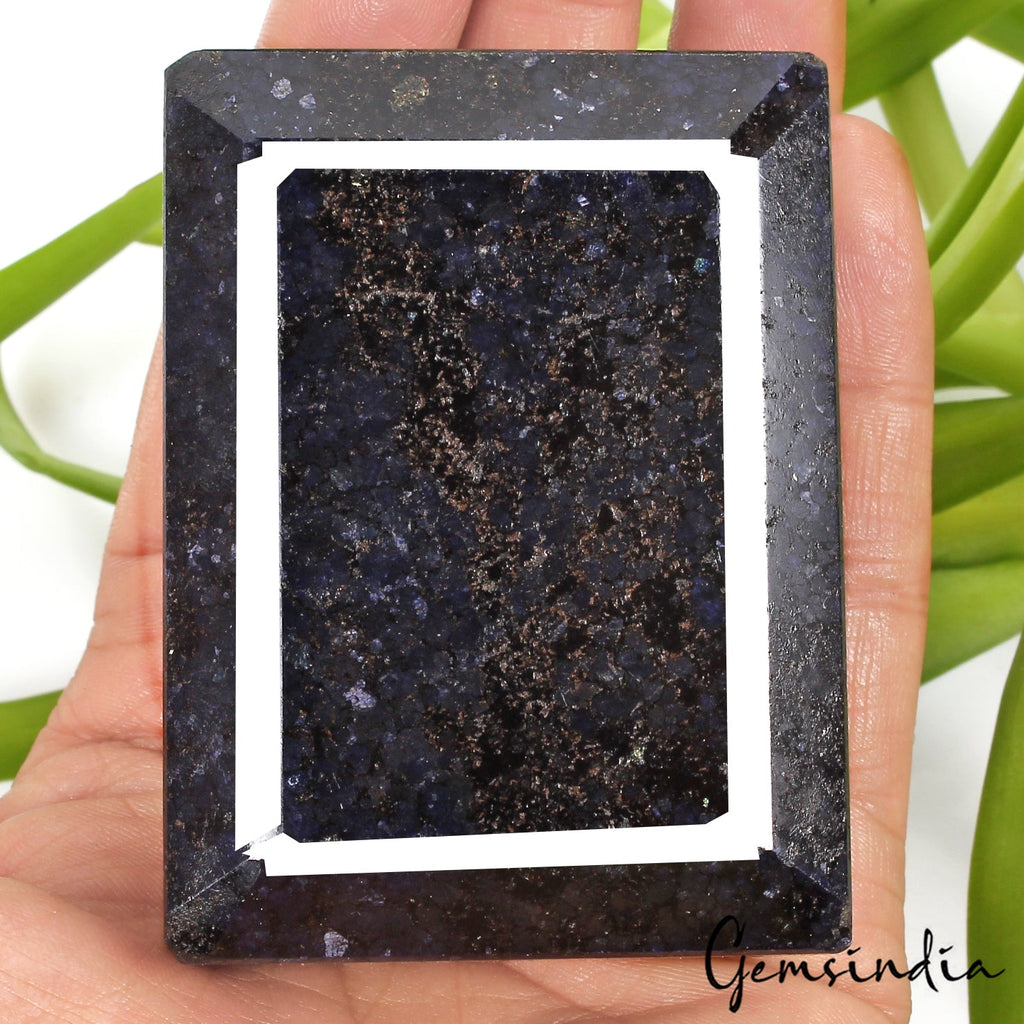 2300 Ct Natural Dark Blue Sapphire Octagon Faceted Earth Mined Museum Size Gems