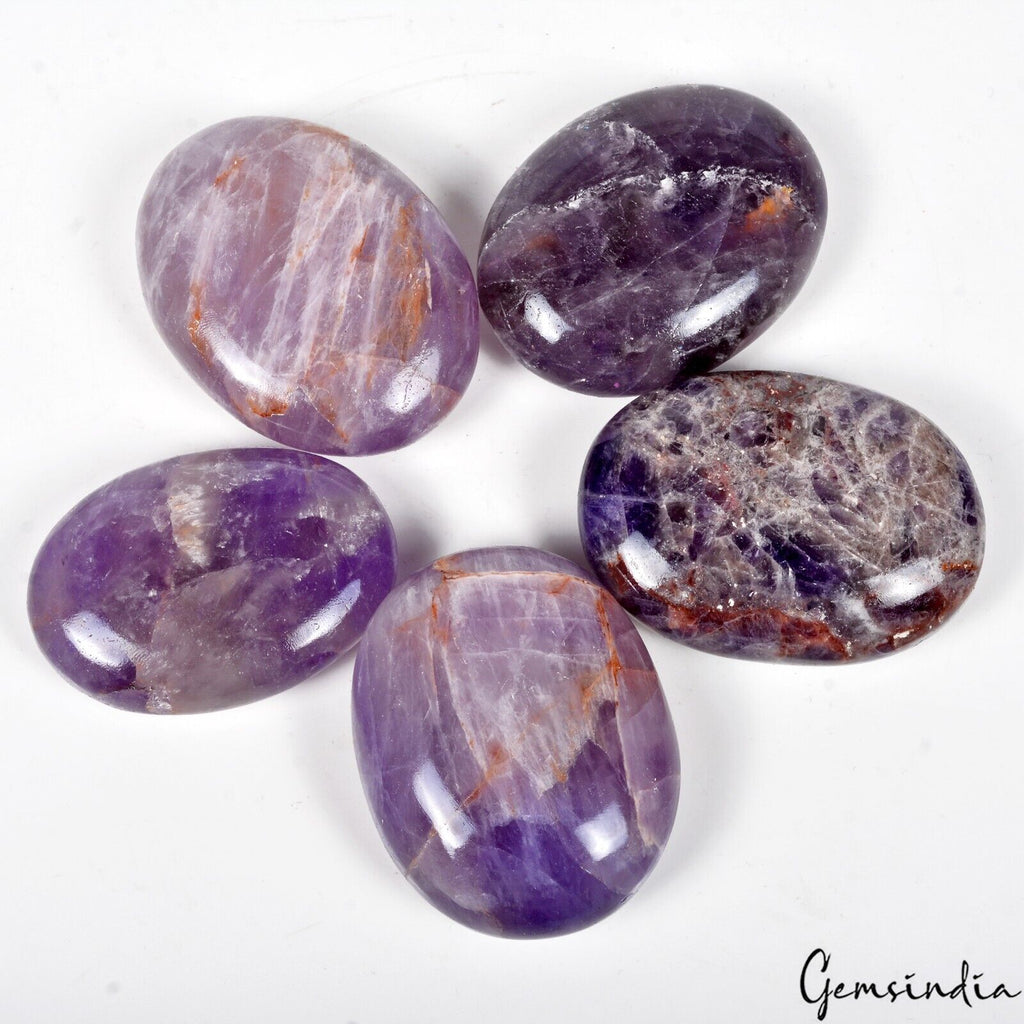 Amethyst Loose Gemstone, Untreated — 55mm, 2120 Ct