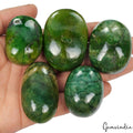 1320Ct/5 Pcs Natural Brazilian Bottle Green Emerald Mix Cab Loose Wholesale Gems