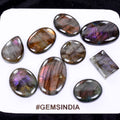 260 Ct Natural Purple Pink Shine Spectrolite Labradorite Loose Cabochon Gemstone