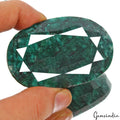 430 Cts Natural Brazilian Bottle Green Emerald Oval Faceted Cut Huge Loose Gem