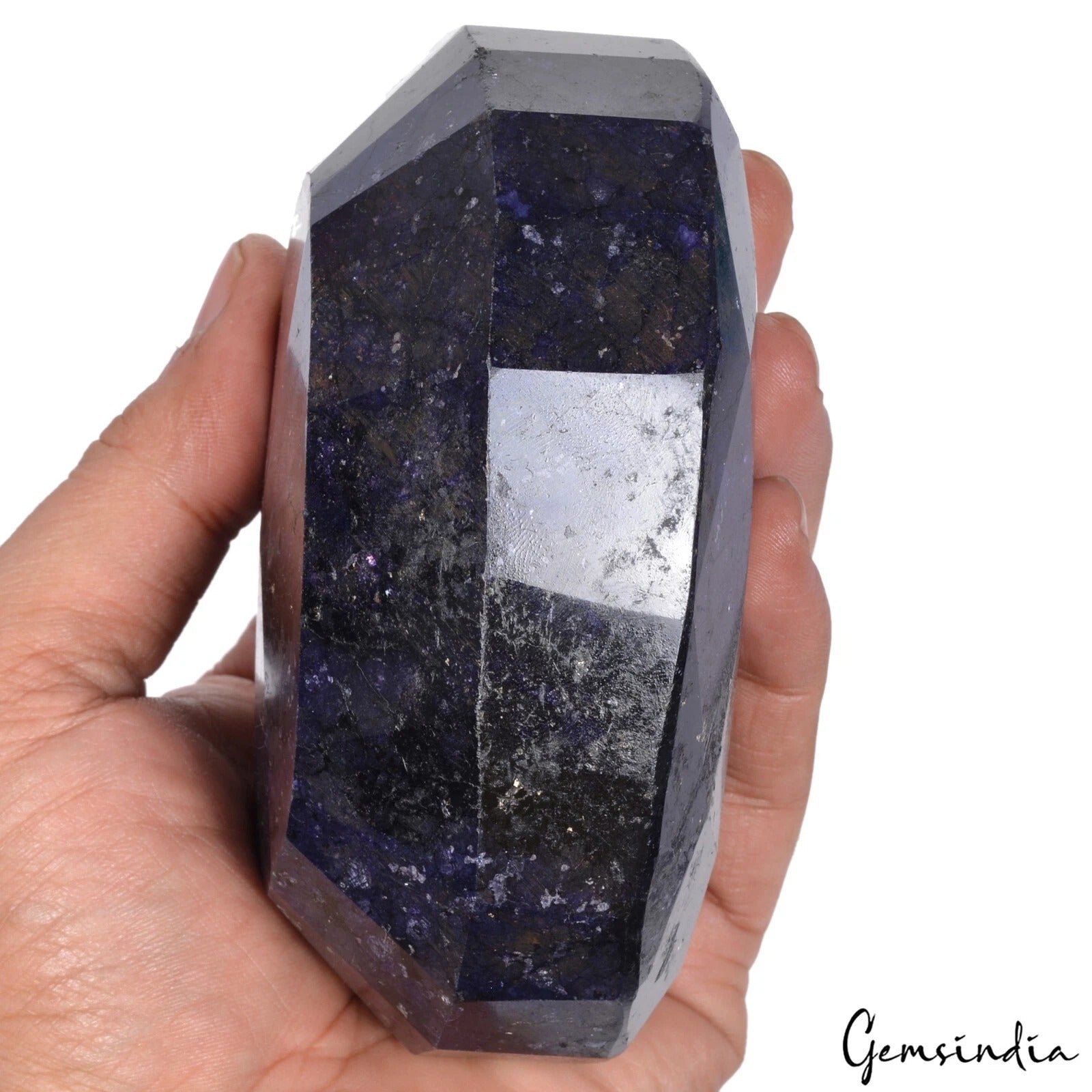 Blue Sapphire Loose Gemstone, Oval Cut, Color Enhanced — 117x77x51 mm, 5600 Ct, Madagascar