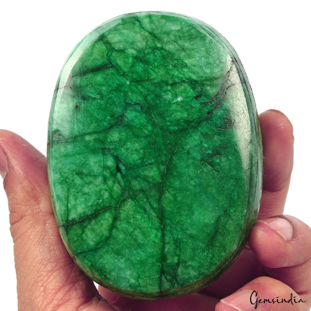 2300 Ct Natural Green Brazilian Emerald Oval Cut Carving Earth Mined Huge Gems
