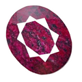 1850Ct Natural Dark Red African Ruby Oval Faceted huge Size Loose Gem-79x64x39mm