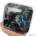 Labradorite Loose Gemstone, Octagon Cut, Blue — 5x4.8x3.9 Inch, 13450 Ct (2.69 Kg)