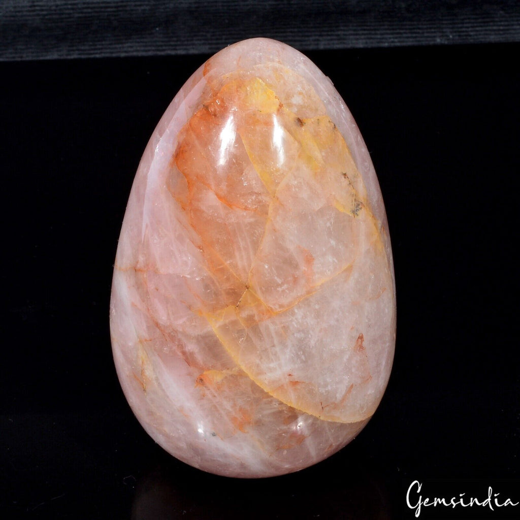 1350 Gram Rose Quartz Gemstone Crystal 5.3" Egg Home Decor Chakra Reiki Healing