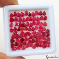 82 Pcs Natural Pink Ruby 3-5mm Pear Cut Loose Gemstones Wholesale Lot~19.50 Ct