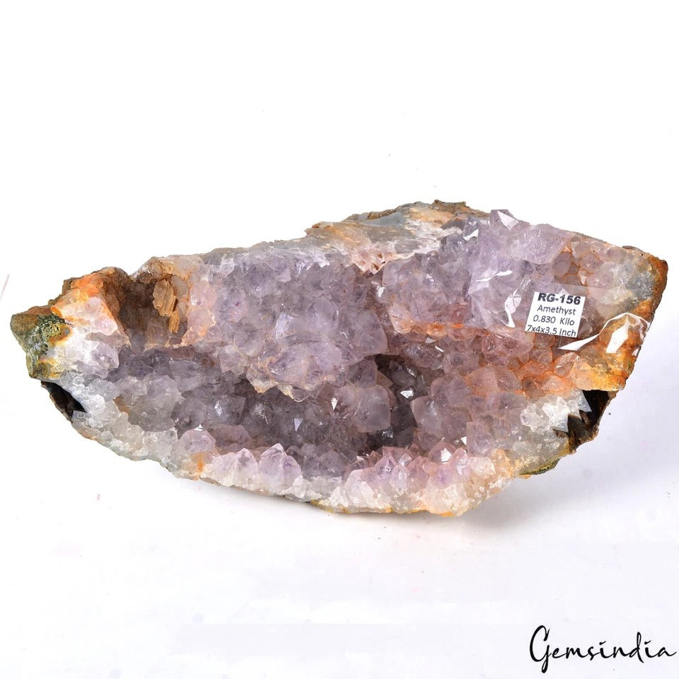 Amethyst Crystal Cluster, Untreated — 7x4x3.5 Inches, 0.830 Kg (4150 Ct), Uruguay