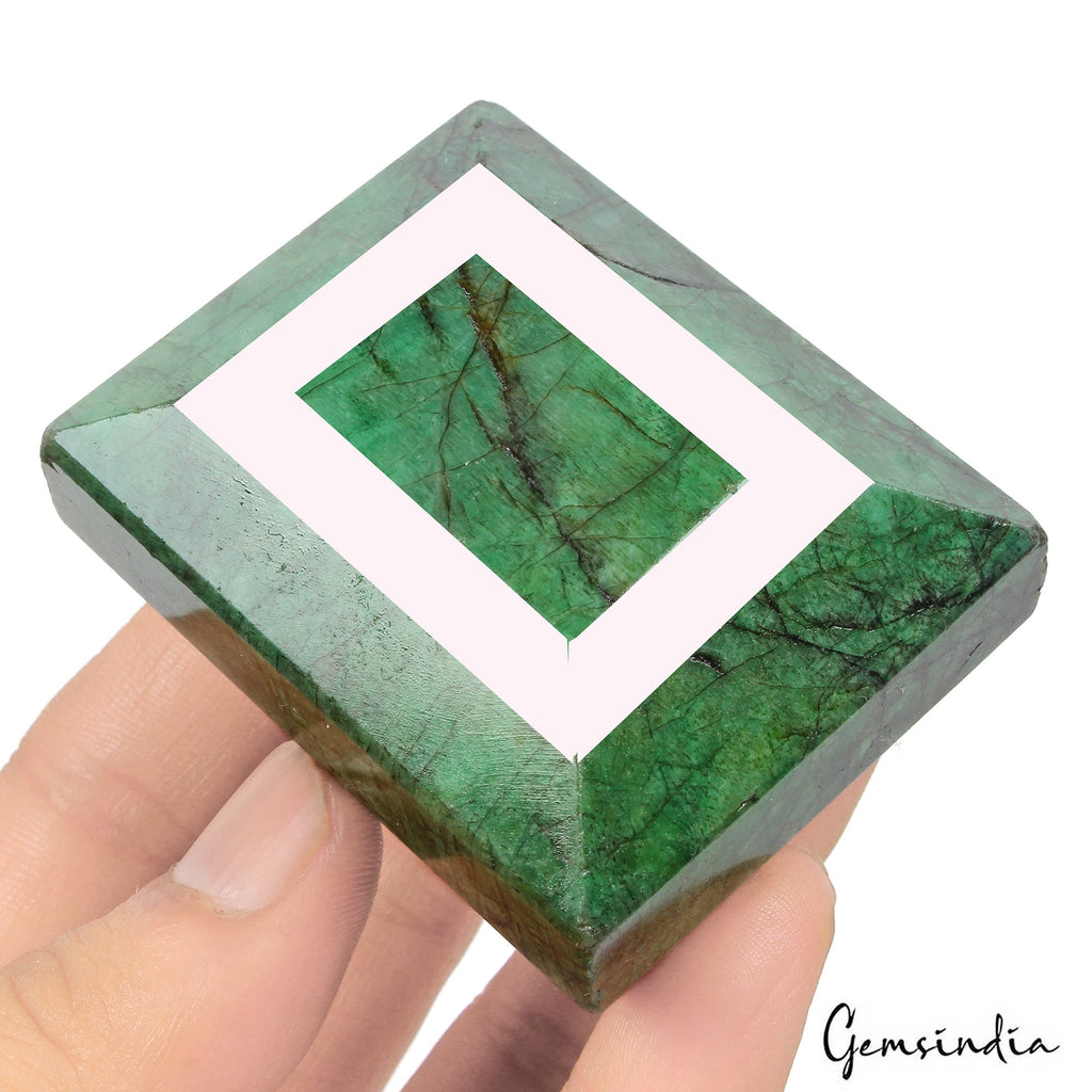 Natural Green Zambian Emerald Oval Faceted Earth Mined Huge Gemstone 1140 Cts