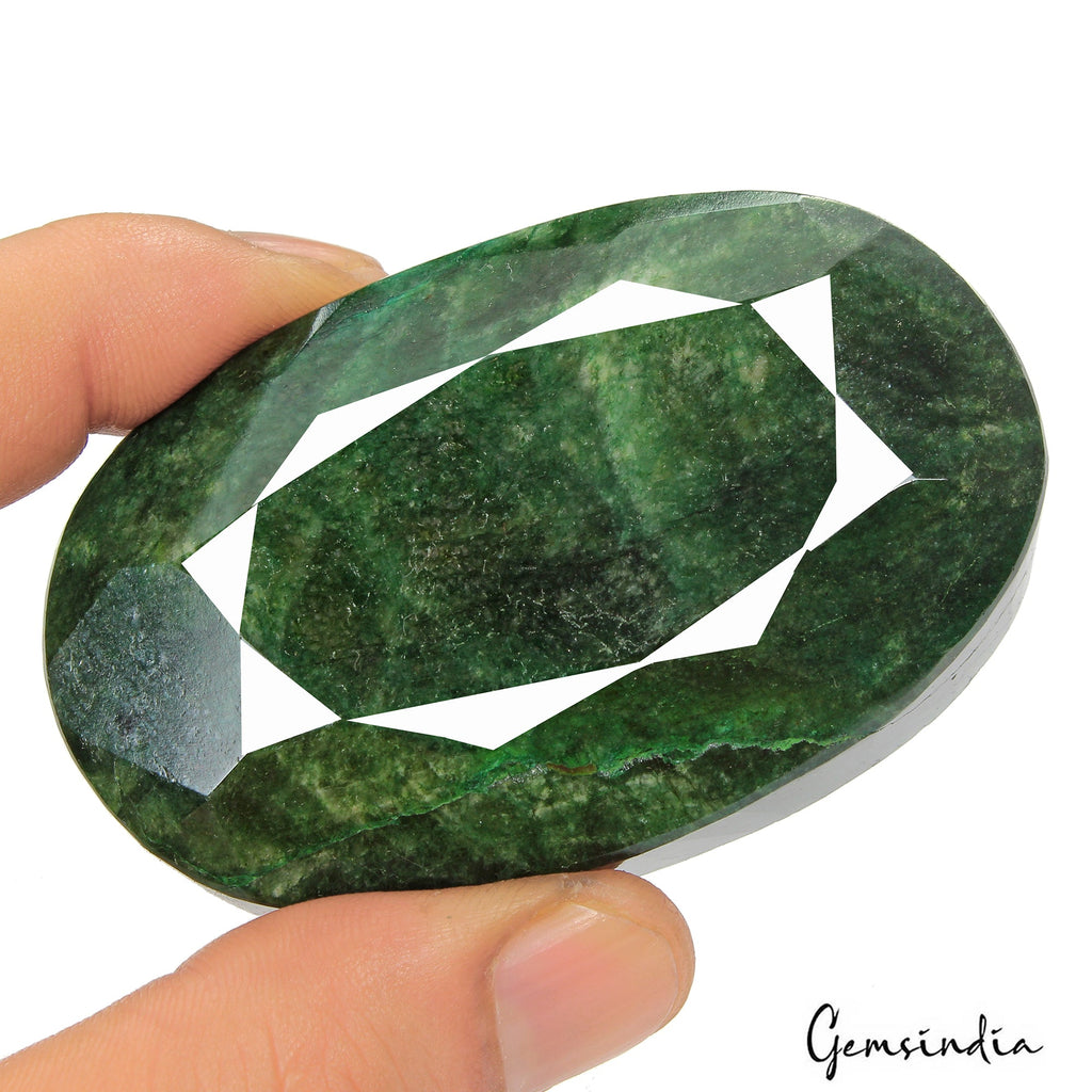 730 Cts Natural Green Emerald Oval Cut Huge Earth Mined Museum Size Gemstone