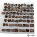 550 Ct Natural Untreated Brown Gray Sapphire Mix Faceted Loose Gems Lot 68 Pcs