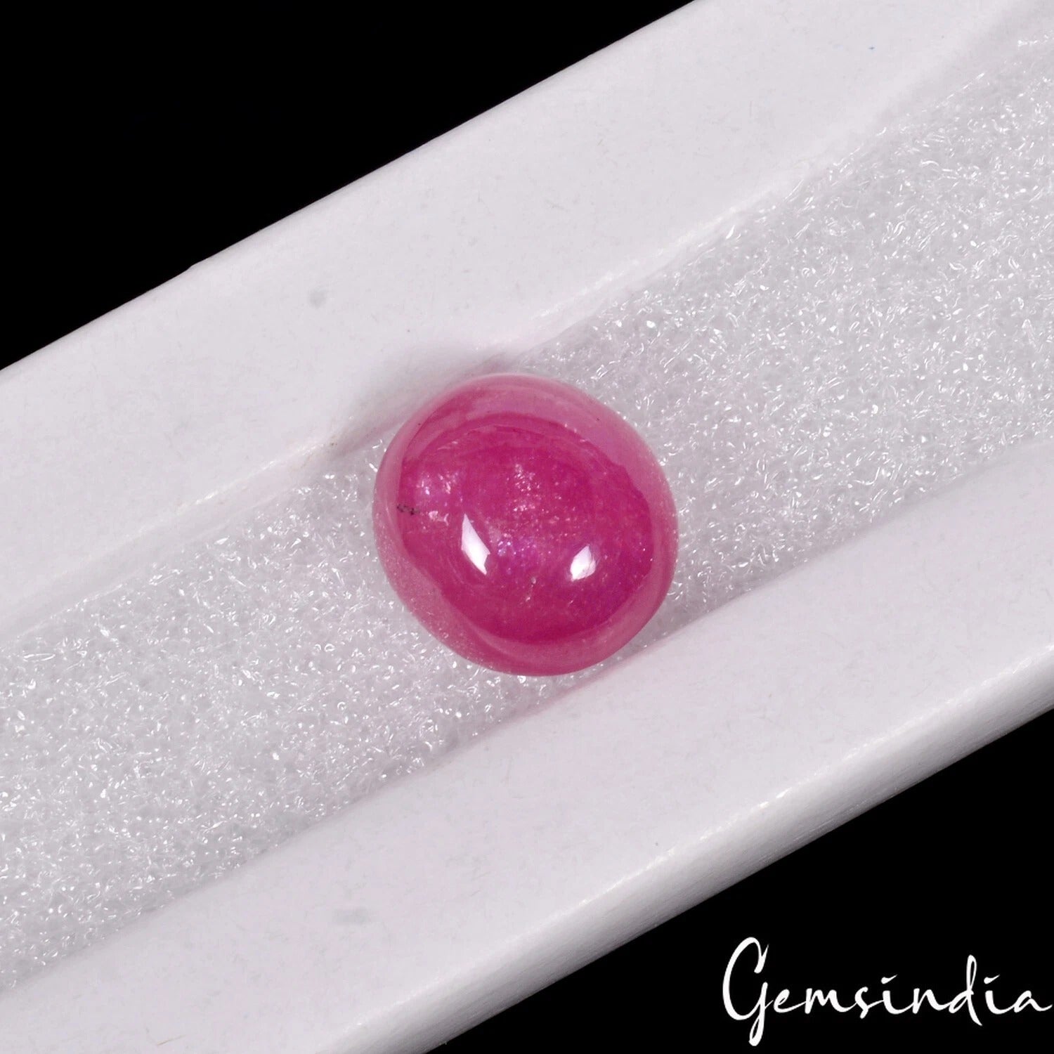 IGL&I Certified 13.60 Ct Natural Pink Red Ruby Rare Oval Cab Loose Gem For Ring