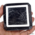 3750 Ct Natural Black Tourmaline Octagon Cut Large Untreated Rare Gemstone~3.25"