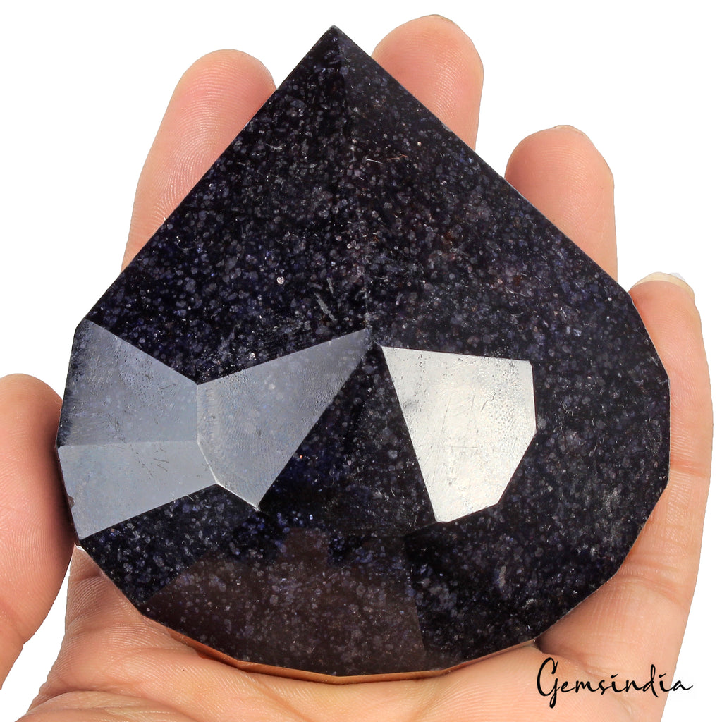 Blue Sapphire Loose Gemstone, Oval Cut, Color Enhanced — 86 x 80 x 38 mm, 2060 Ct, Madagascar