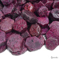 Ruby Rough Specimen, Color Enhanced, Red — 18mm to 60mm, 5 Kg (25000 Ct), Mozambique