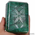 Emerald Carving, Octagon carved, Color Enhanced — 112x81x44 mm, 4720 Ct, Brazil