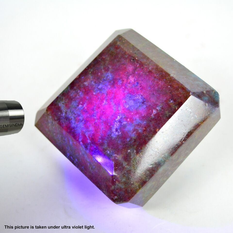 2700 Ct Natural Untreated Ruby Octagon Cut Rare Earth Mined Madagascar Gemstone