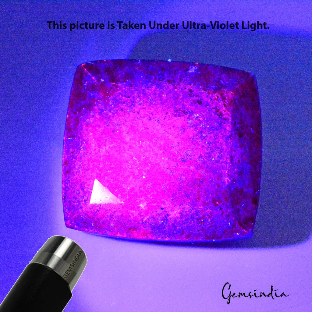 Large Natural Red Ruby 1120 Ct Faceted Cushion Cut Huge Loose Earth Mined Gems