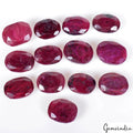 Ruby Loose Gemstone, Color Enhanced, Red — 16mm to 17mm, 275 Ct
