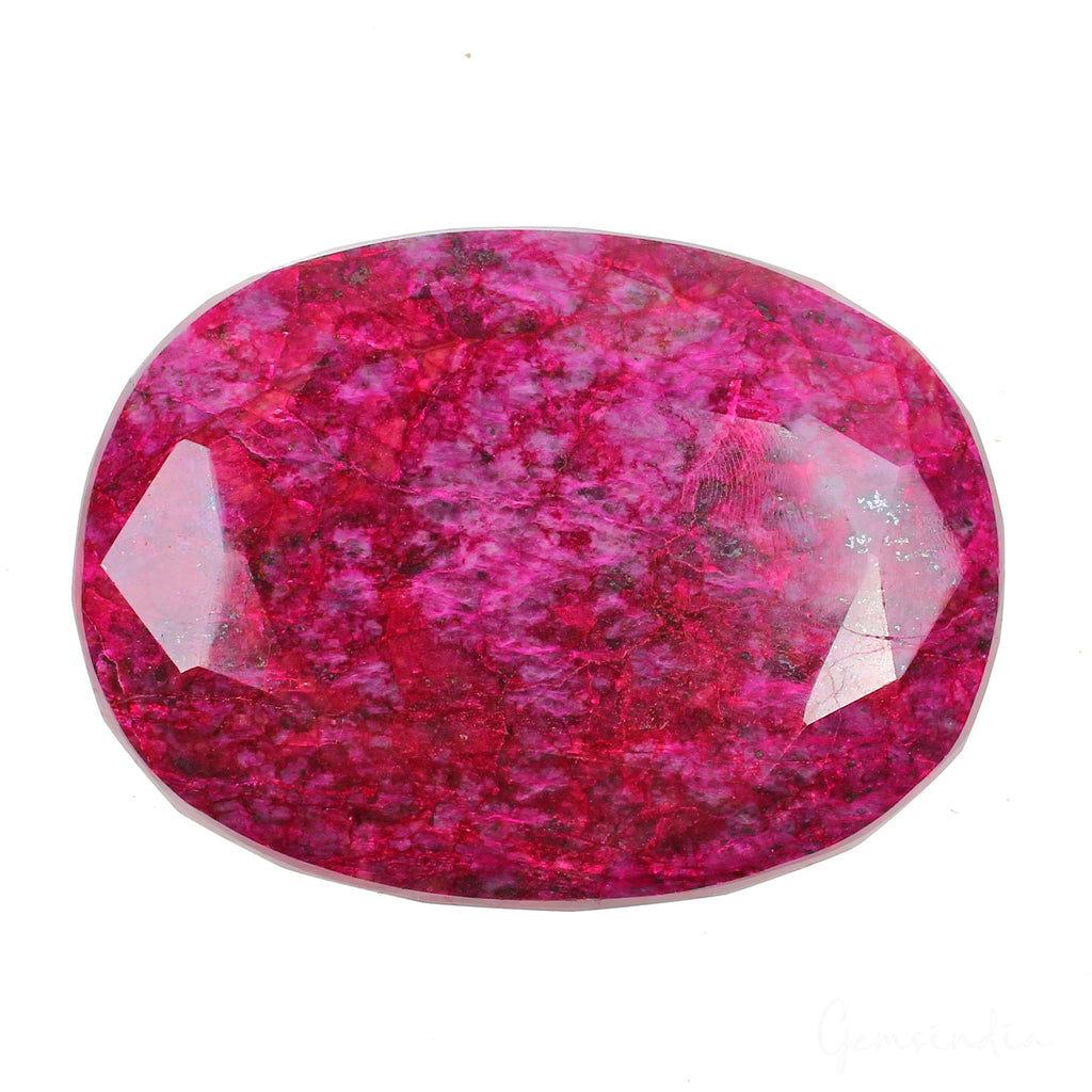 1500 Ct Natural Red Ruby Oval Faceted Earth Mined Loose Gemstone From Madagascar