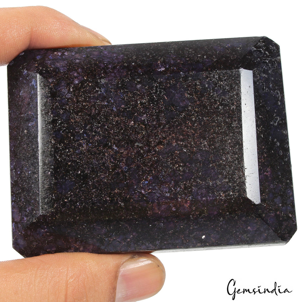 Large 2300 Ct Natural Blue Octagon Cut Sapphire Faceted Earth Mined Loose Gems