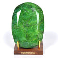 880 gram Natural Brazilian Green Emerald Huge Size 5x3.5in Oval Cut Gemstone