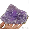 Amethyst Crystal Cluster, Untreated — 6.75x5x2.2 Inch, 980 g (4900 Ct), Uruguay