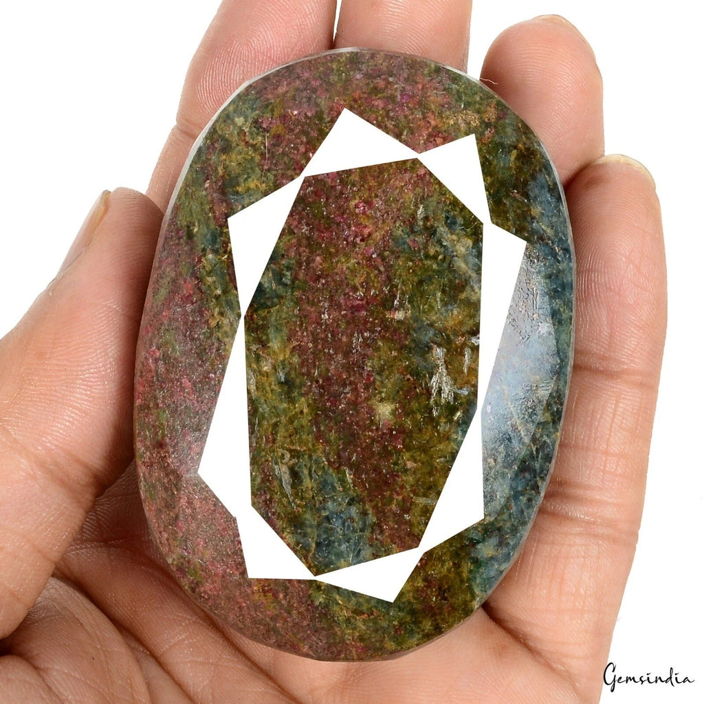 1400 Ct Natural Untreated Ruby Kyanite Oval Cut Faceted Earth Mined Huge Gems
