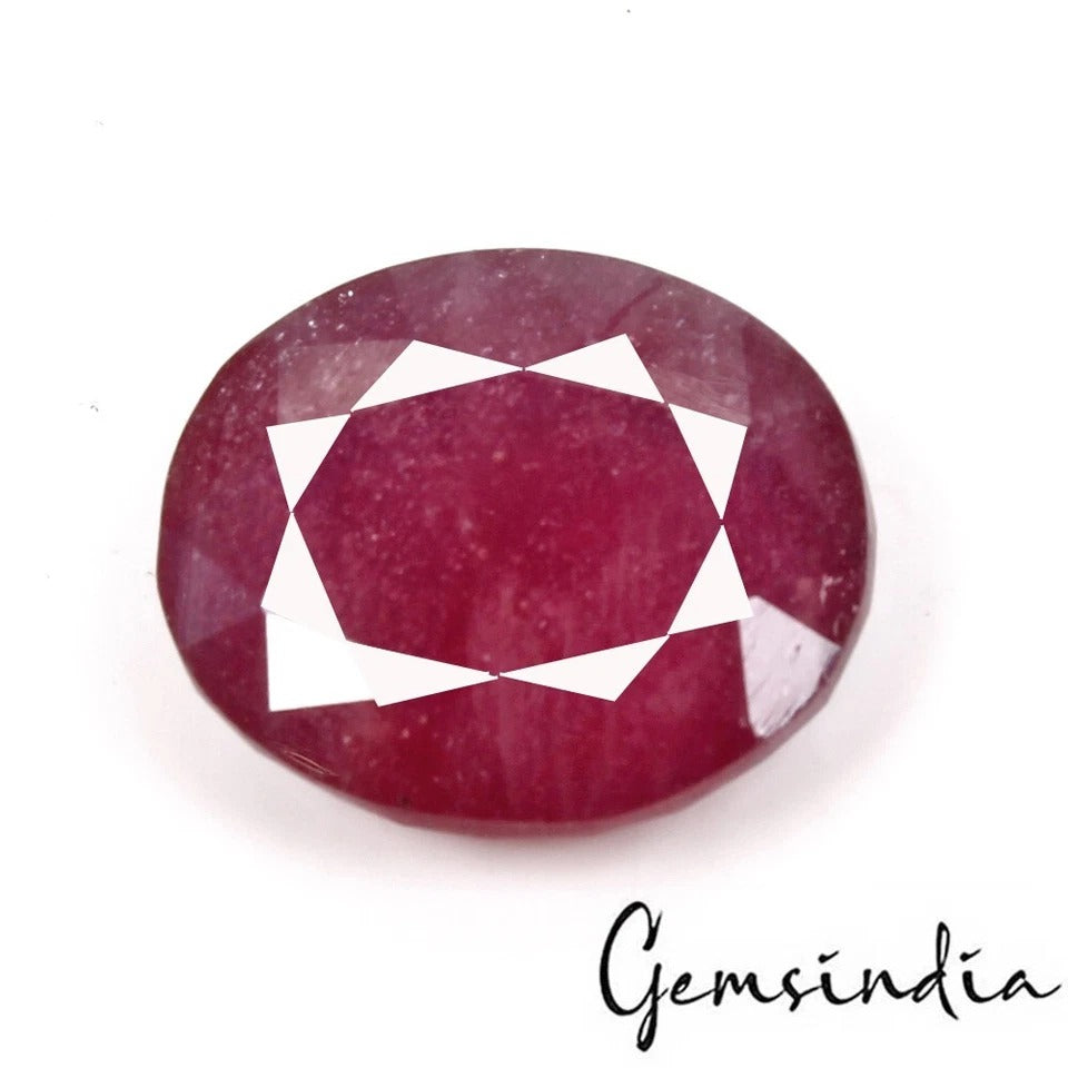 14.70 Ct AAA Certified Natural Mozambique Ruby Oval Cut Loose Ring Size Gemstone
