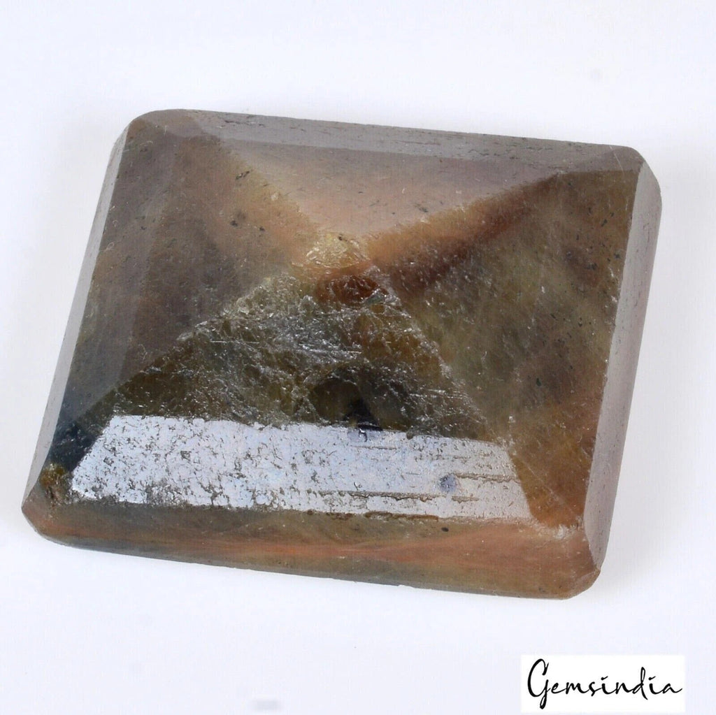 Certified 178.60 Cts Natural Untreated Brown Blue Sapphire Octagon Cut Loose Gem