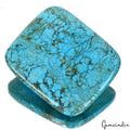 Huge 169 Ct USA Arizona Spiderweb Blue Turquoise Cushion Cabochon Loose Gemstone