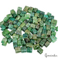950 Ct/90 Pcs Natural Brazilian Green Emerald Baguette Cut Carved Loose Gems Lot