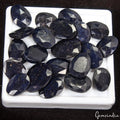 21 Pcs Natural Blue Sapphire Rose Checker Cut 13-18mm Loose Gemstones 173.00 Cts